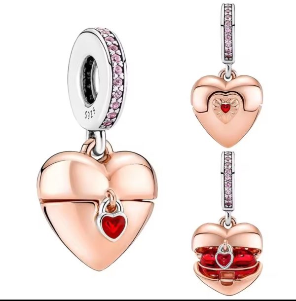 P04 Corazon que se abre pandora plata .925