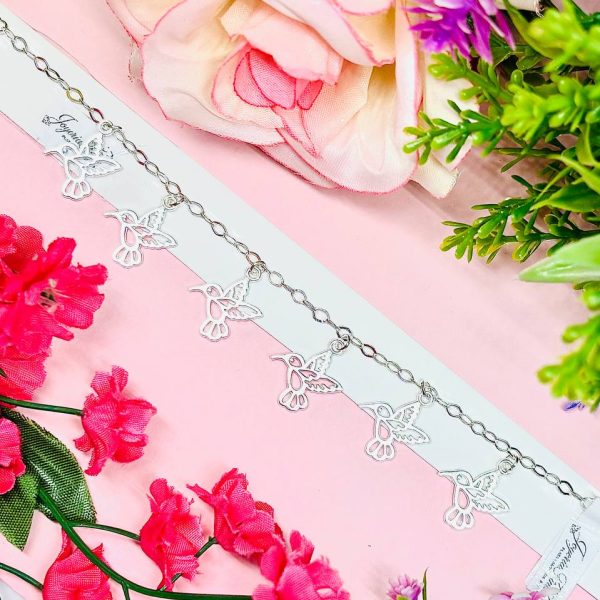 A167 Pulsera de plata laminada